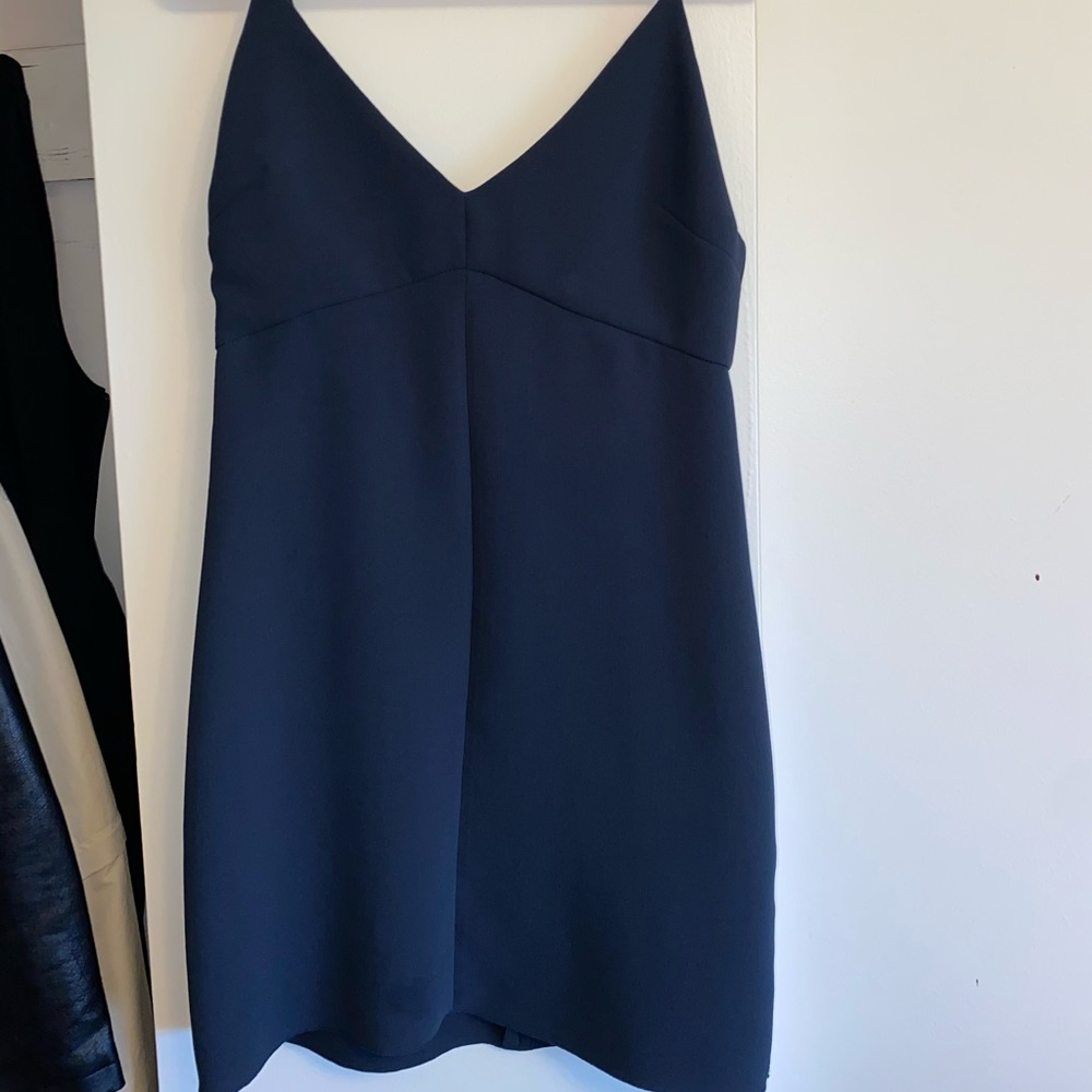 navy blue dress ARITZIA wilfred